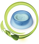 Contech DrinkBetter Medium Blue Water Bowl 
